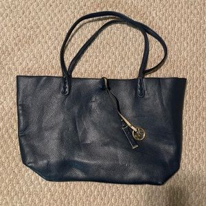 Navy Michael Kors Tote